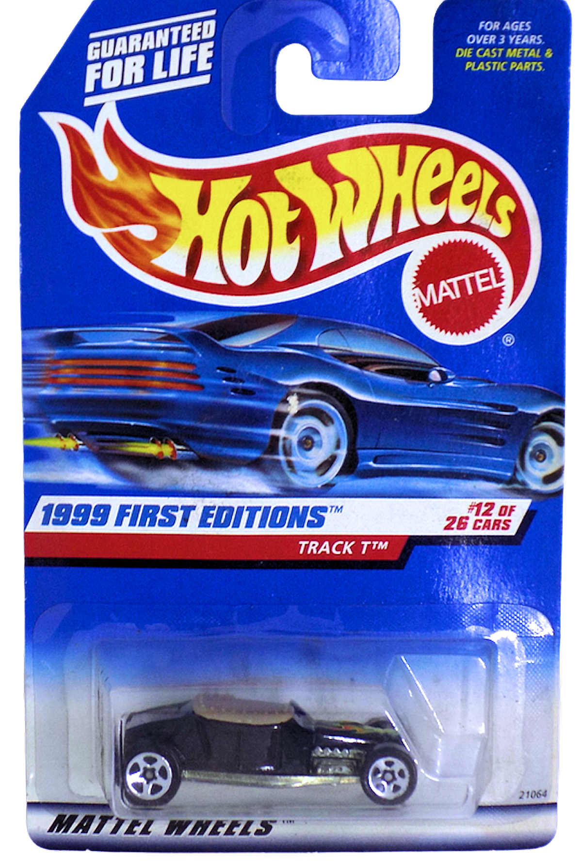 Hot Wheels 1999 - Collector # 917 - First Editions 12/26 - Track T - Black