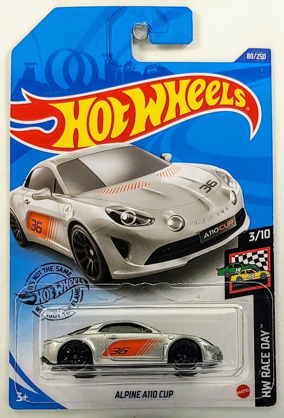 Hot Wheels 2020 - Collector # 080/250 - HW Race Day 3/10 - Alpine A110 Cup - Silver - IC