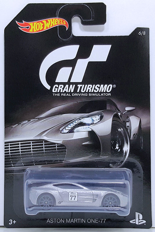Hot Wheels 2016 - HW Gran Turismo 6/8 - Aston Martin One-77 - Silver Metallic