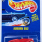 Hot Wheels 1991 - Collector # 094 - Auburn 852 - Red - White Walls - USA Blue Card with Speed Points