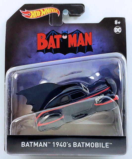 Hot Wheels 2020 - Batman 1/50 Scale - BATMAN 1940's BATMOBILE - Black