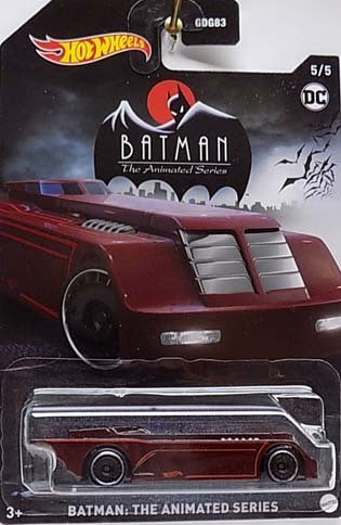 Hot Wheels 2021 - Batman / Batmobile Series # 5/5 - Batman: The Animated Series - Dark Red