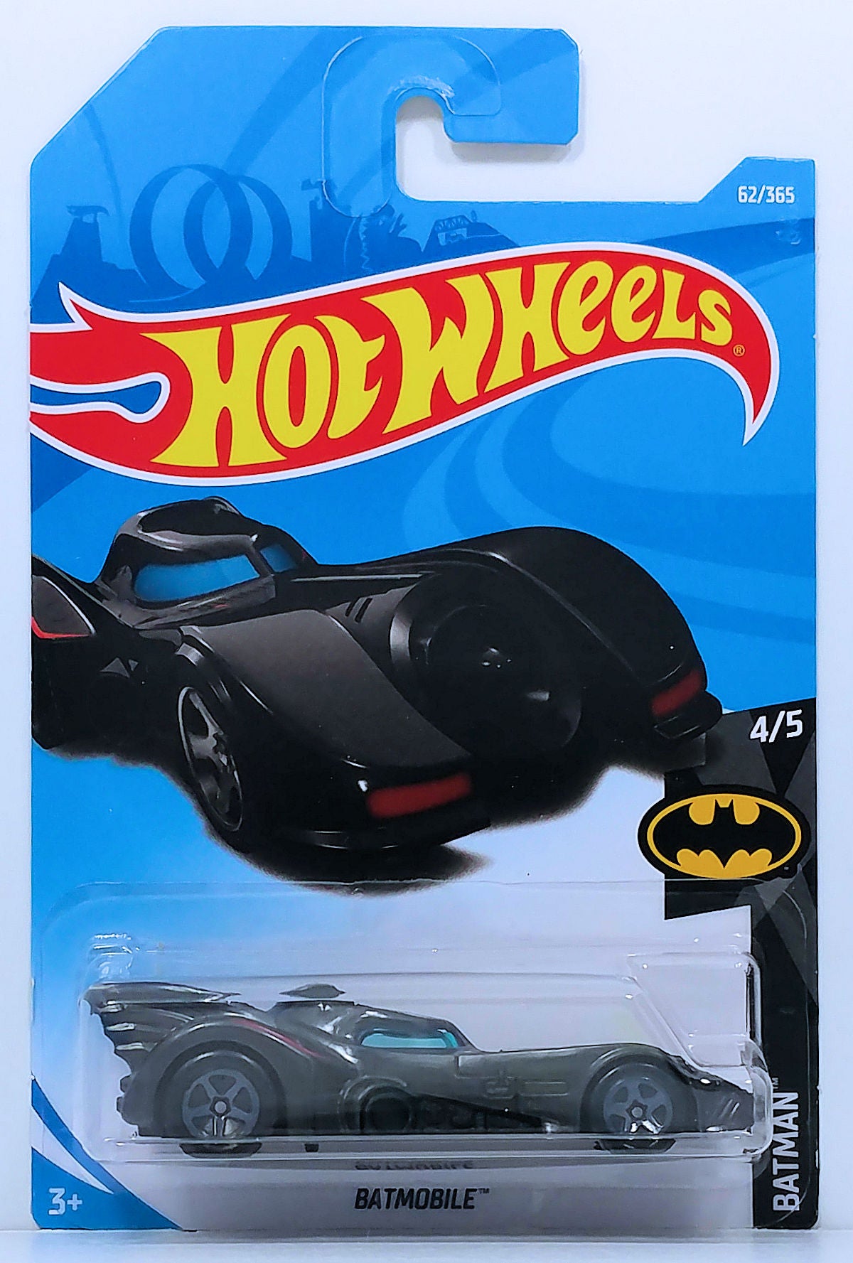 Hot Wheels 2018 - Collector # 062/365 - Batman 4/5 - Batmobile - Dark Gray - IC