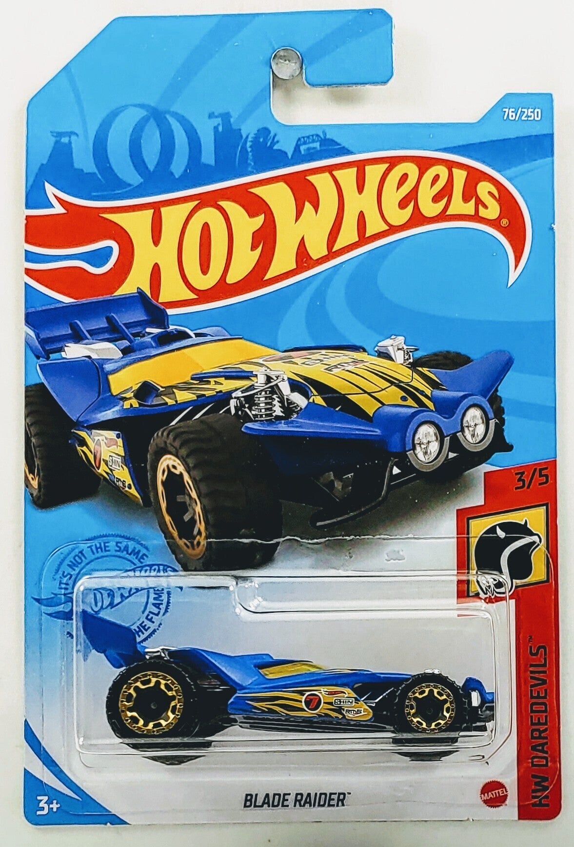 Hot Wheels 2021 - Collector # 076/250 - HW Daredevils 3/5 - Blade Raider - Blue - IC