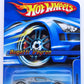 Hot Wheels 2006 - Collector # 144/223 - Bugatti Veyron - Gray & Blue - 10 Spoke Wheels - USA