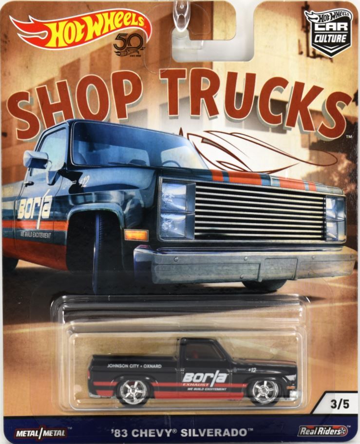 Hot Wheels 2018 - Car Culture / Shop Trucks 3/5 - '83 Chevy Silverado - Black