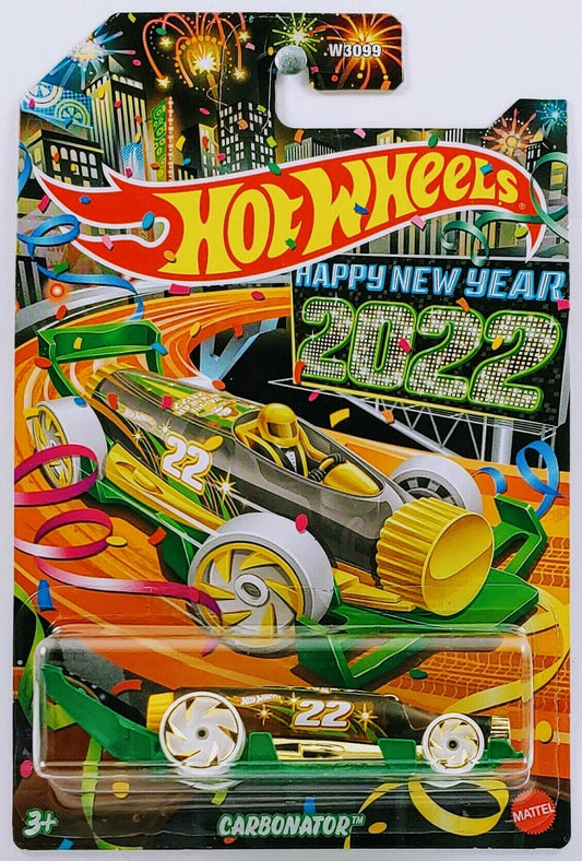 Hot Wheels 2021 - Holiday Hot Rods 5/5 - Carbonator - Happy New Year 2022