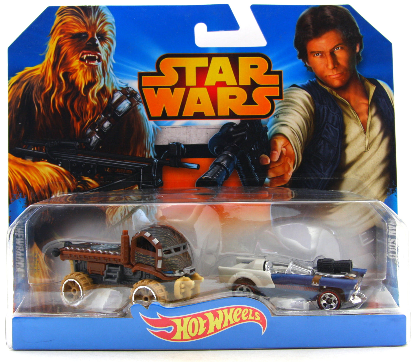 Hot Wheels 2015 - Star Wars Character Cars Set # 1 - Chewbacca & Han Solo