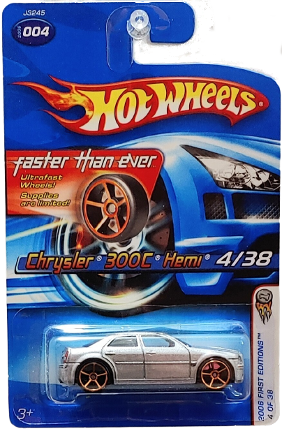 Hot Wheels 2006 - Collector # 004/223 - First Editions 4/38 - Chrysler 300C HEMI - Small Font
