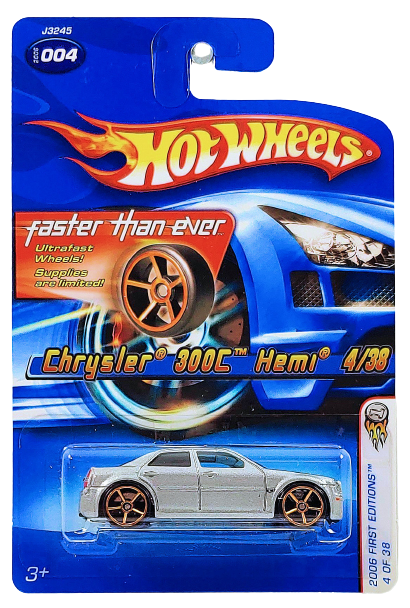 Hot Wheels 2006 - Collector # 004/223 - First Editions 4/38 - Chrysler 300C HEMI - Larger Font