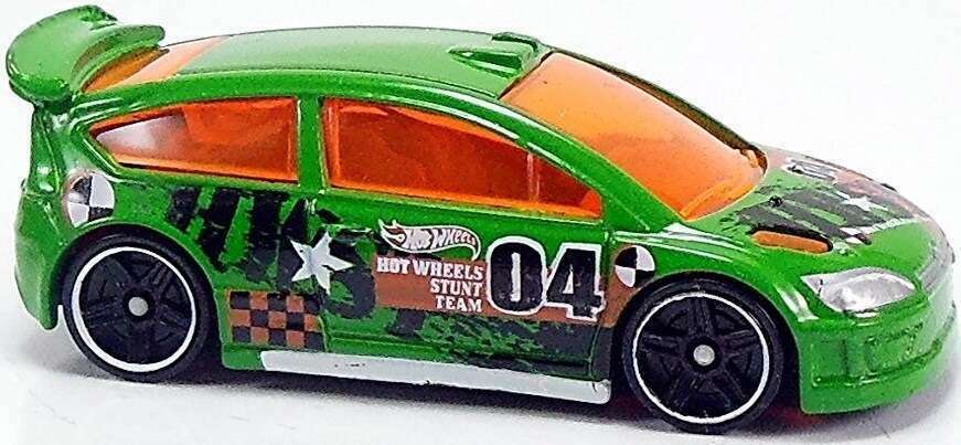 Hot Wheels 2012 - Collector # 198/247 - Thrill Racers / City Stunt 3/5 - Citroen C4 Rally - Green - USA