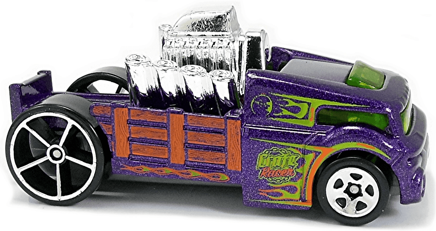 Hot Wheels 2018 - Treasure Hunts - Experimotors 6/10 - Crate Racer - Purple - IC
