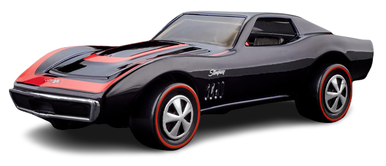 Hot Wheels 2022 - HWC / RLC Exclusive - Custom Corvette - Spectraflame Black