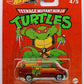 Hot Wheels 2022 - Teenage Mutant Ninja Turtles # 4/5 - Custom GMC Panel Van - Red / Raphael