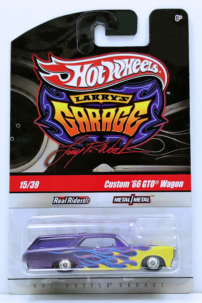 Hot Wheels 2010 - Garage 15/39 - Custom '66 GTO Wagon - Purple - Metal/Metal & Real Riders