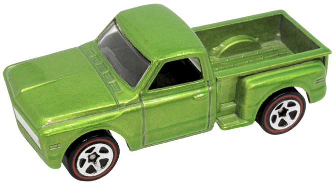 Hot Wheels 2006 - Collector # 096/223 - Red Lines 1/5 - Custom '69 Chevy - Green - USA