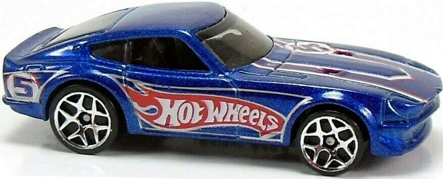 Hot Wheels 2007 - Collector # 080/156 - Hot Wheels Racing 4/4 - Datsun 240Z - Metallic Blue - IC