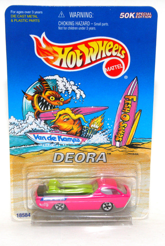 Hot Wheels 1998 - HW Van de Kamp's Promo - Deora - Pink - 50K Special Edition