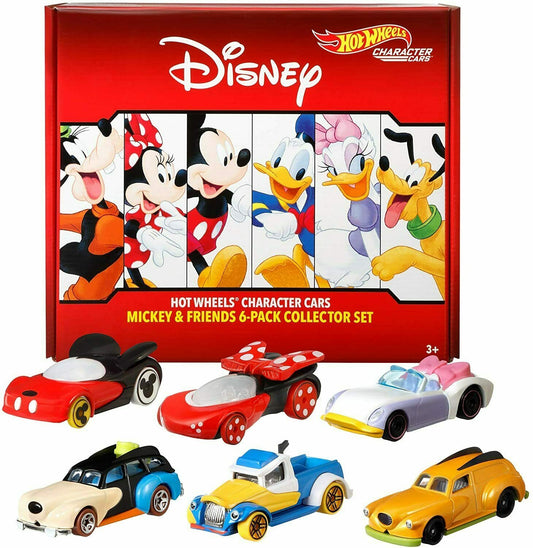 Hot Wheels 2021 - Character Cars / Disney / Boxed Set - 6 Cars