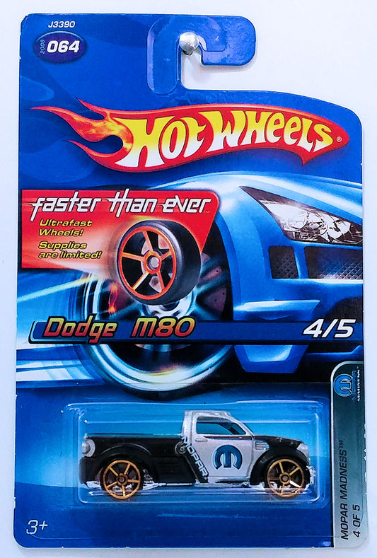 Hot Wheels 2006 - Collector # 064/223 - Mopar Madness Series 4/5 - Dodge M80 - Silver - Faster Than Ever