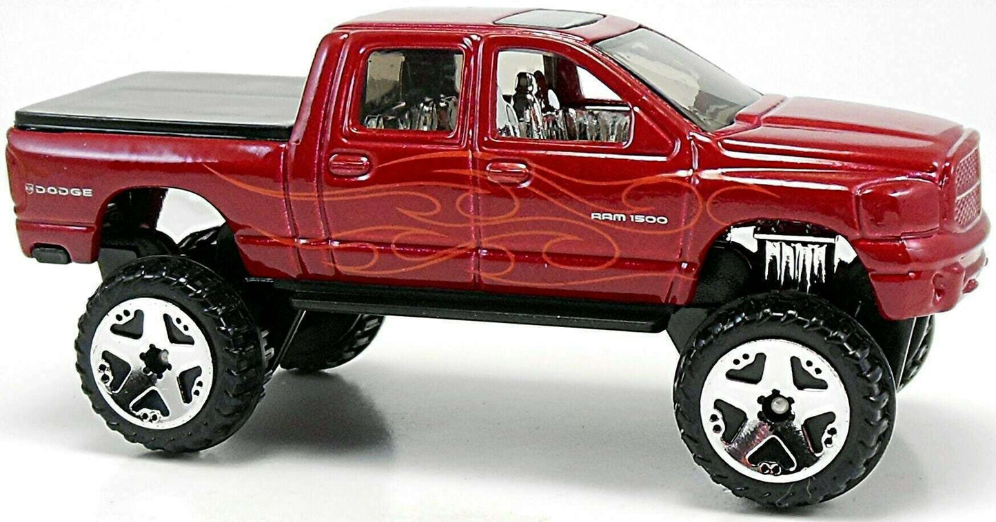 Hot Wheels 2007 - Collector # 005/156 - First Editions 05/36 - Dodge Ram 1500 - Dark Red - IC