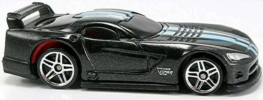 Hot Wheels 2006 - Collector # 062/223 - Mopar Madness 2/5 - Dodge Viper GTS-R - Black - USA