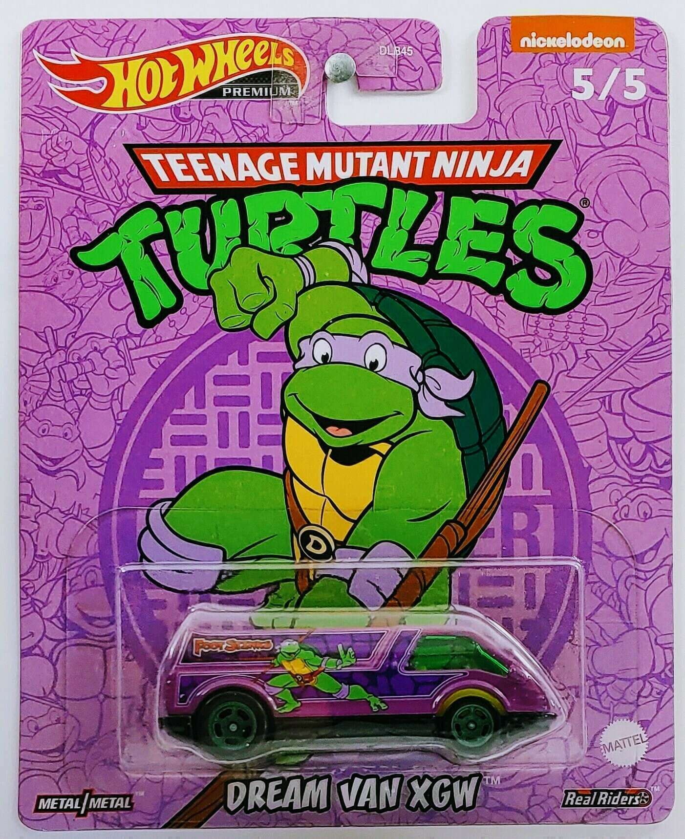 Hot Wheels 2022 - Teenage Mutant Ninja Turtles # 5/5 - Dream Van XGW - Purple / Donatello