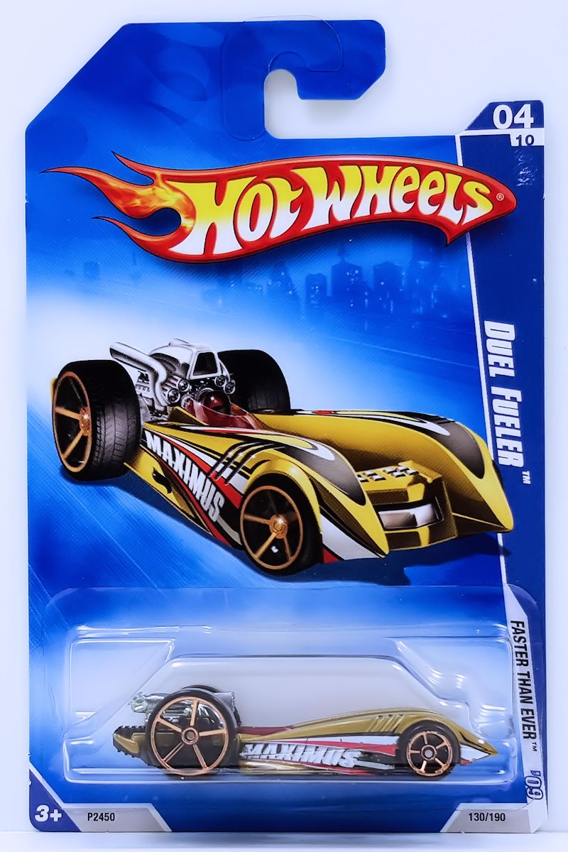 Hot Wheels 2009 - Collector # 130/190 - Faster Than Ever 04/10 - Duel Fueler - Gold