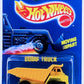 Hot Wheels 1992 - Collector # 038 - Dump Truck - Yellow - CT Wheels - Plastic Bucket - USA Blue Card