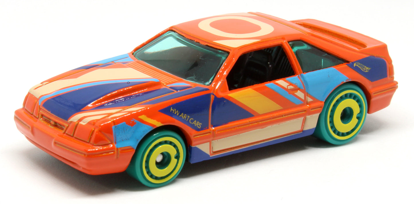 Hot Wheels 2020 - Collector # 090/250 - HW Art Cars 1/10 - ’92 Ford Mustang - Orange - IC