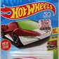 Hot Wheels 2018 - Collector # 365/365 - HW Exotics 10/10 - Exotique - Satin Red - USA 50th Card with Factory Sticker