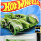 Hot Wheels 2022 - Collector # 149/250 - X-Raycers 2/5 - Electrack - Transparent & Green