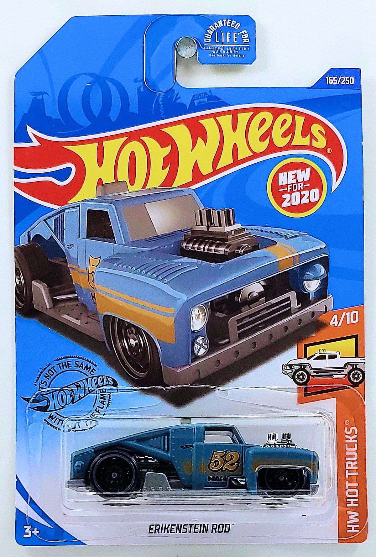 Hot Wheels 2020 - Collector # 165/250 - HW Hot Trucks 4/10 - New Models - Erikenstein Rod - Matte Blue