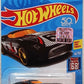 Hot Wheels 2018 - Collector # 201/365 - HW Sports 4/10 - Fast FeLion - Black - USA 50th Card with Factory Sticker