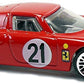 Hot Wheels 2007 - Collector # 023/180 - New Models 23/36 - Ferrari 250 LM - Red - Chrome Base - USA