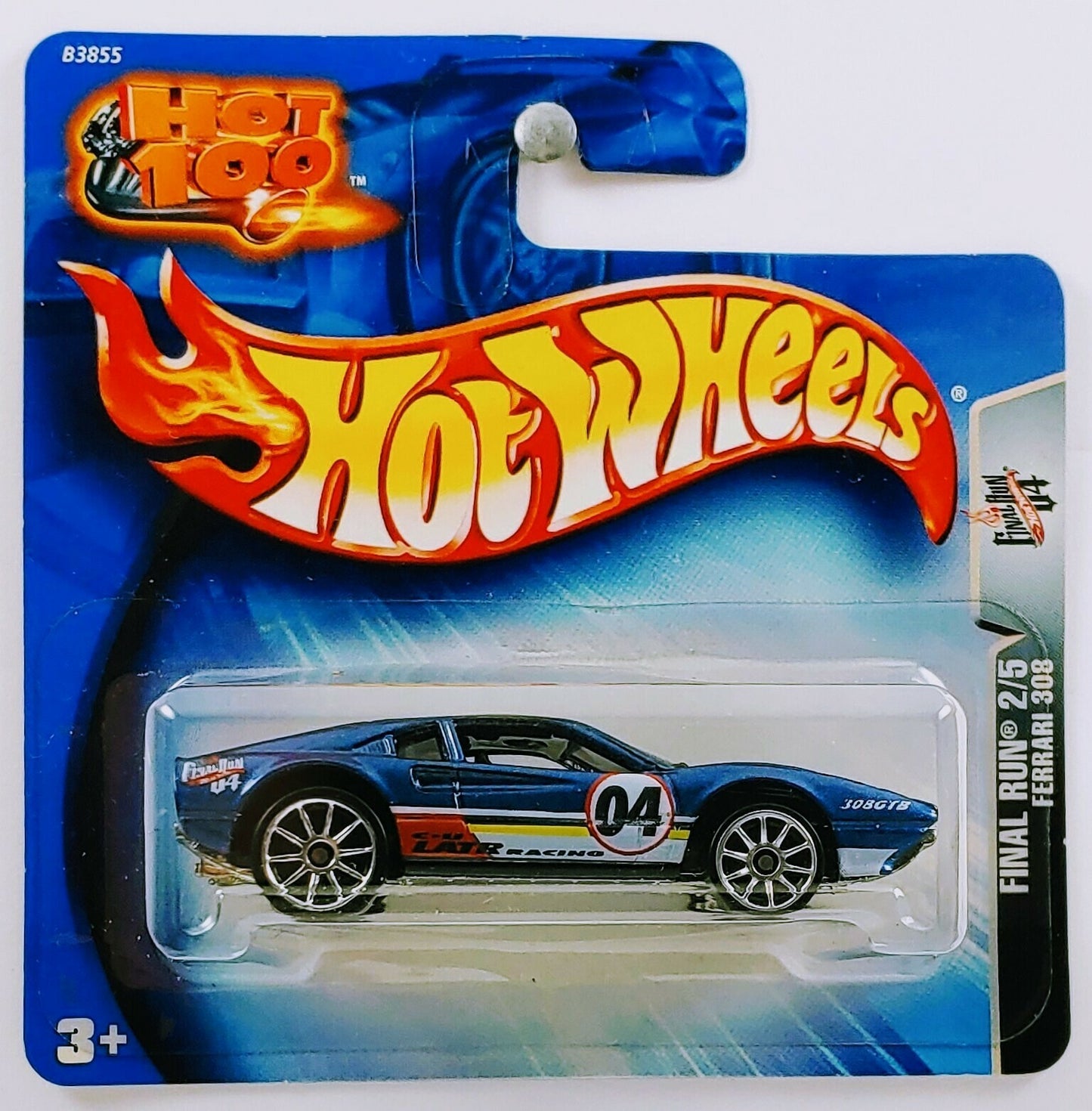 Hot Wheels 2004 - Collector # 134/212 - Final Run 2/5 - Ferrari 308 - Blue - SC / Hot 100