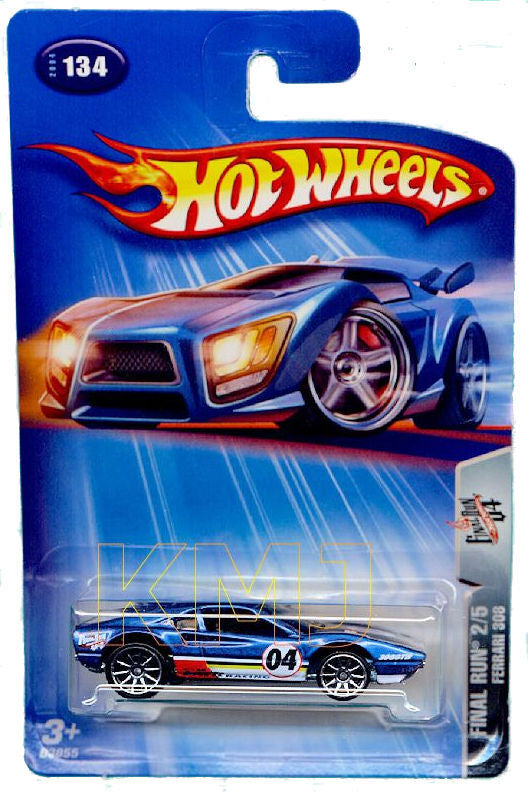 Hot Wheels 2004 - Collector # 134/212 - Final Run 2/5 - Ferrari 308 - Blue