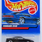 Hot Wheels 2000 - Collector # 106/250 - Ferrari 348 - Black - Small Logo with Flag - USA 'Angled' Card