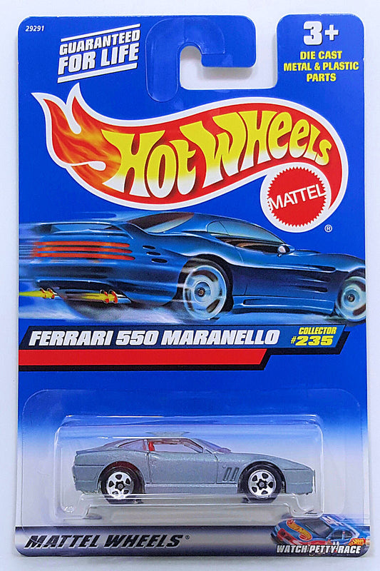 Hot Wheels 2000 - Collector # 235/250 - Ferrari 550 Maranello - Gray Metallic