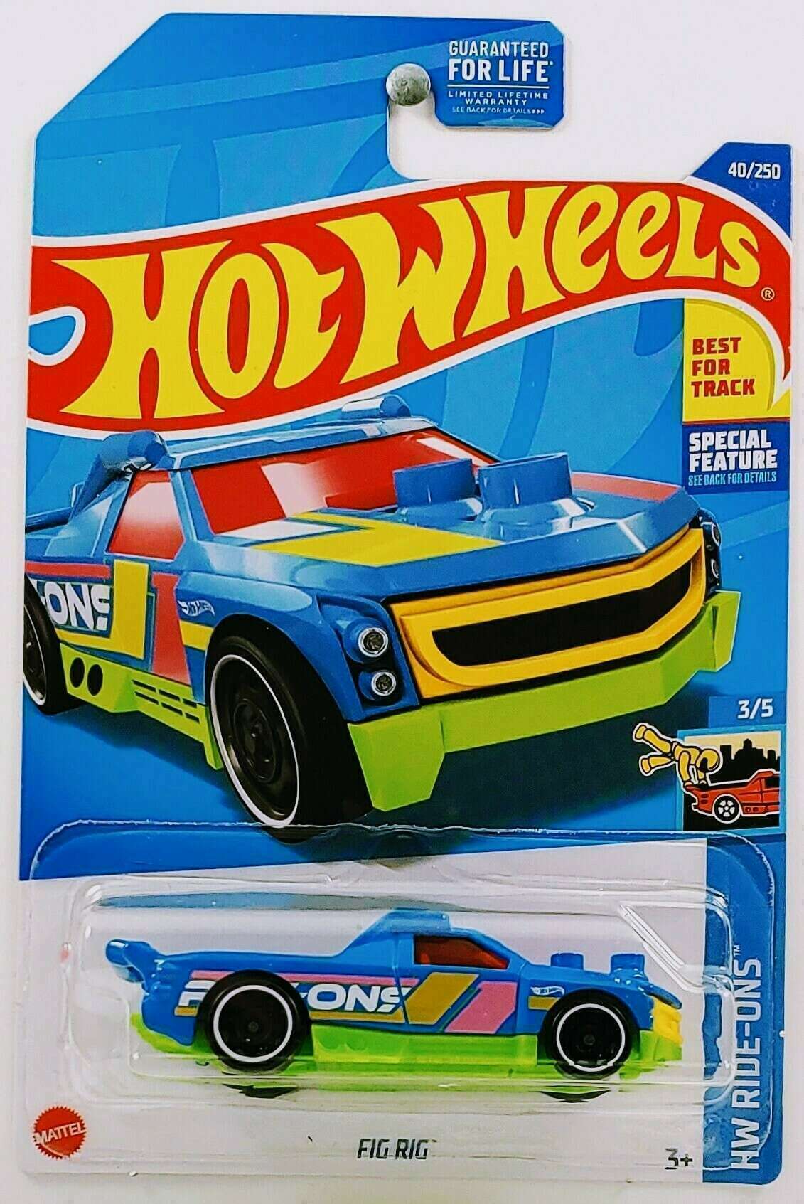 Hot Wheels 2022 - Collector # 040/250 - HW Ride-Ons 3/5 - Fig Rig