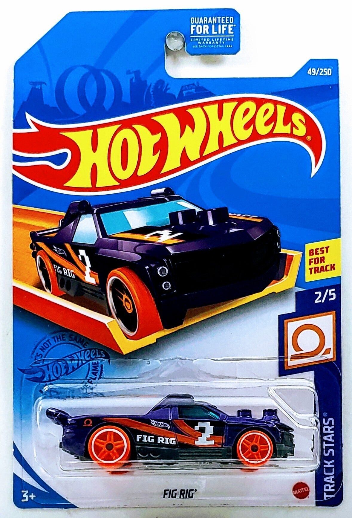 Hot Wheels 2021 - Collector # 049/250 - Track Stars 2/5 - Fig Rig - Purple
