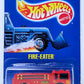 Hot Wheels 1991 - Collector # 082 - Fire-Eater (Fire Engine) - Red - Basic Wheels