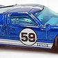 Hot Wheels 1999 - Collector # 921 - First Edtions 16/26 - Ford GT-40 - Blue - "59" - Narrow Rear Tires - USA Blue Car Card