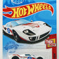 Hot Wheels 2021 - Collector # 078/250 - Then And Now 1/10 - Ford GT-40 - White / Gum Ball 3000 - IC