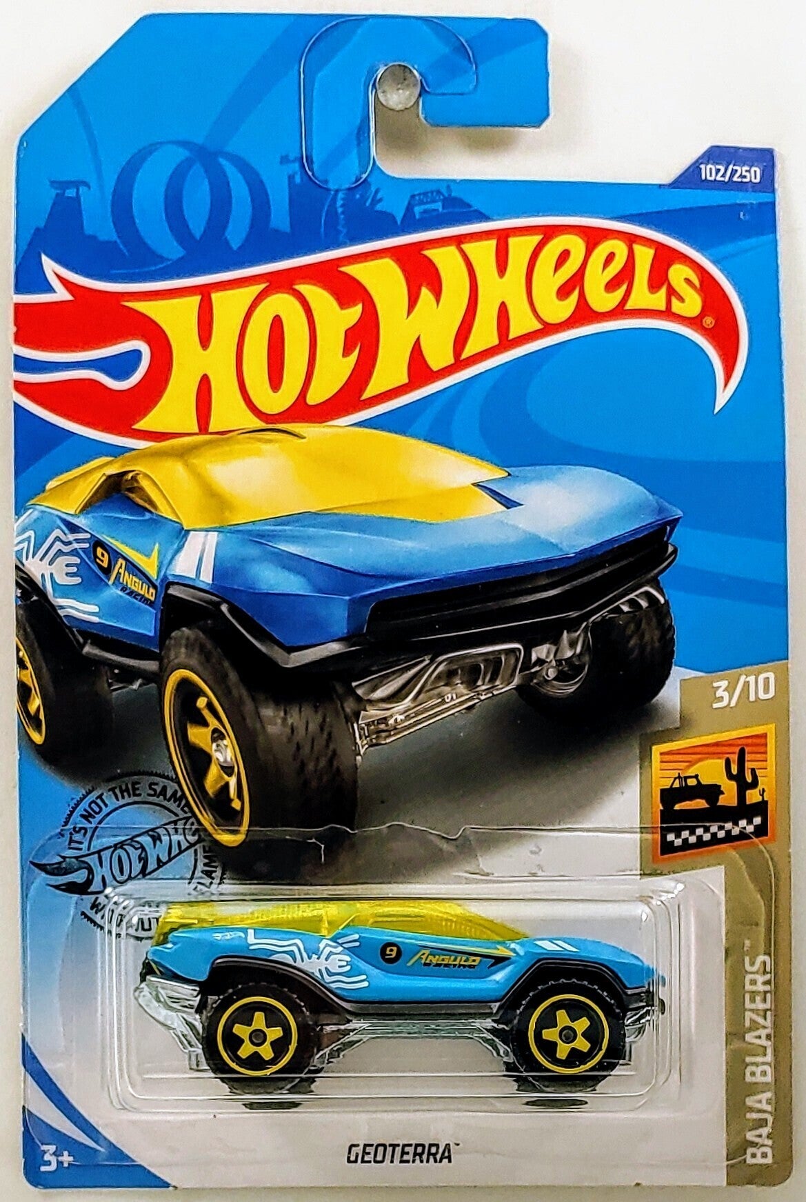 Hot Wheels 2020 - Collector # 102/250 - Baja Blazers 3/10 - New Models - Geoterra - Blue - IC