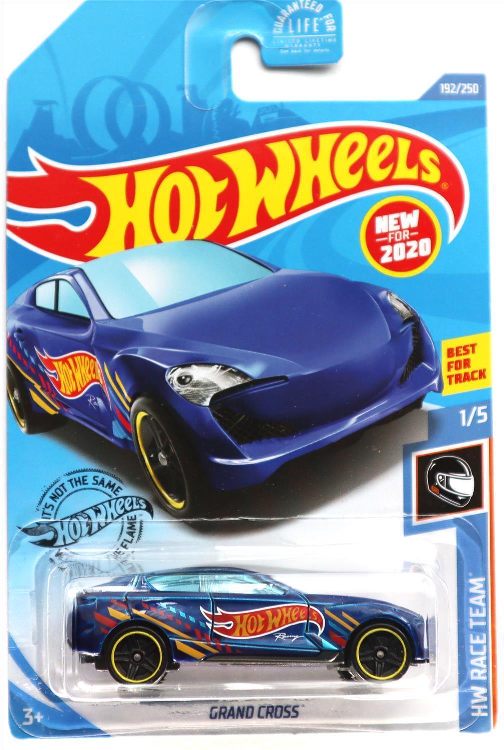Hot Wheels 2020 - Collector # 192/250 - HW Race Team 1/5 - New Models - Grand Cross - Blue