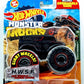 Hot Wheels 2020 - Monster Trucks 63/75 - H.W.S.F. Hot Wheels Special Forces (Dairy Delivery) - Black / Textured Paint - Giant Wheels