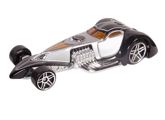 Hot Wheels 2001 - Collector # 006/240 - Treasure Hunt 6/12 - Hammered Coupe - Black & Silver