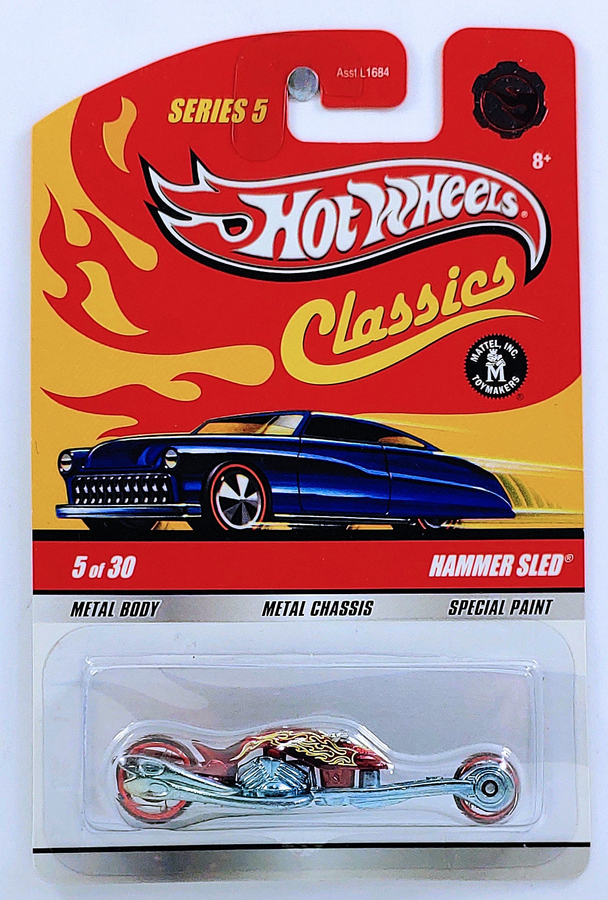Hot Wheels 2009 - Classics Series 5 # 5/30 - Hammer Sled - Spectraflame Red - CHASE