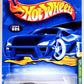 Hot Wheels 2001 - Collector # 006/240 - Treasure Hunt 6/12 - Hammered Coupe - Black & Silver
